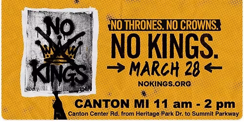 NO KINGS 3.0 in Canton!