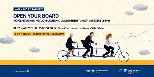Workshop Open Your Board. Governance intergenerazionale per le PMI italiane
