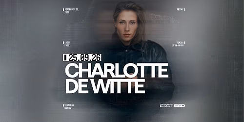 EXIST pres. CHARLOTTE DE WITTE 