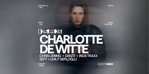 EXIST pres. CHARLOTTE DE WITTE
