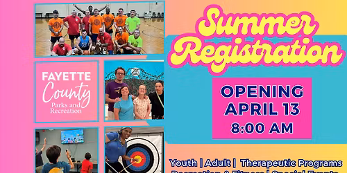 SUMMER REGISTRATION