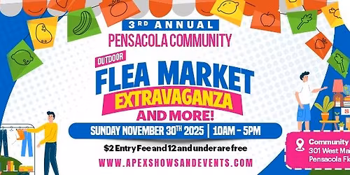Fall Pensacola Community Outdoor Flea Market Extravaganza