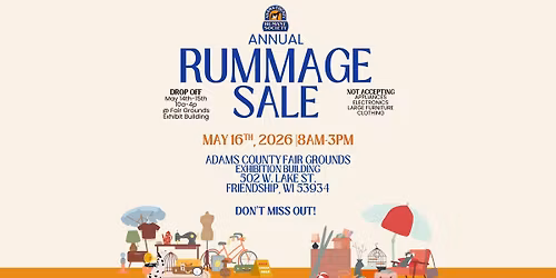 Adams County Humane Society Annual Rummage Sale