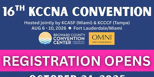 16th KCCNA Convention - Fort Lauderdale\/Miami
