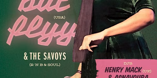 Amsterdam BeatClub, feat. Shy but Flyy (USA) & the Savoys (R'nB & Soul) + dj's!