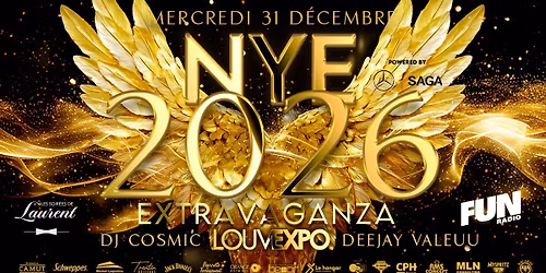 \u2728 LE NOUVEL AN 2026 \u2013 EXTRAVAGANZA   \u269c\ufe0f LOUVEXPO \u269c\ufe0f LES SOIR\u00c9ES DE LAURENT \u269c\ufe0f 31 D\u00c9CEMBRE \u269c\ufe0f 19H>5H