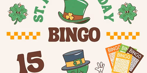 St. Patrick's Day Bingo at Pinot's Palette | 6 Rounds and 6 Prizes + $15 Bottomless Mimosas