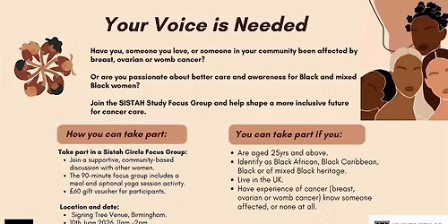 Birmingham SISTAH Study Focus Group Meeting
