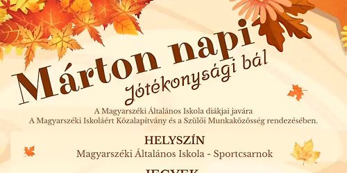 M\u00e1rton napi j\u00f3t\u00e9konys\u00e1gi b\u00e1l