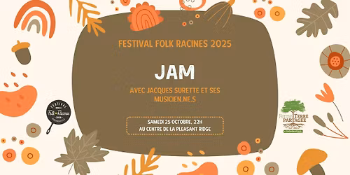 Jam avec Jacques Surette et ses musicien.ne.s