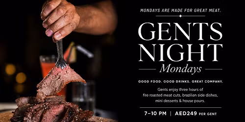 Gents Night Mondays