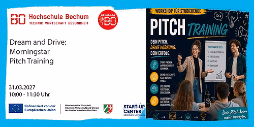 Dream and Drive: Pitch Training \u2013 \u00fcberzeug deine Idee in wenigen Minuten