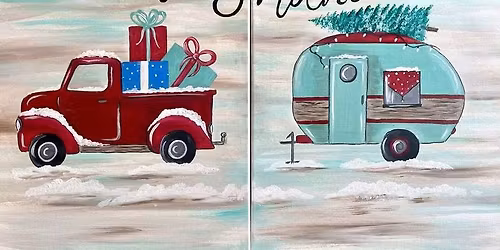 A Camping Christmas Date Night!