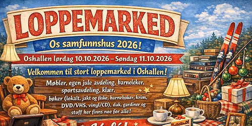 Loppemarked Os samfunnshus 2026
