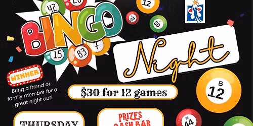\ud83c\udf893rd Annual Bingo Night \ud83c\udf89