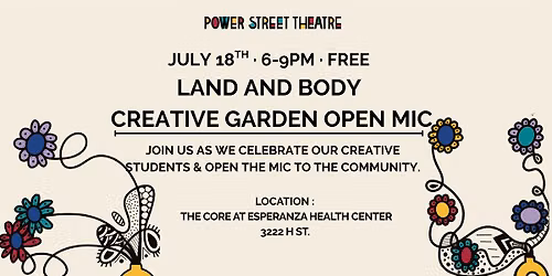 Creative Garden Open Mic & Mixer