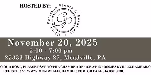 Chamber Business After Hours at Glenn Peterson Floors & Furniture