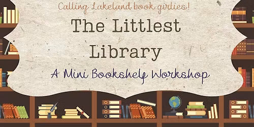 The Littlest Library - A Mini Bookshelf Workshop