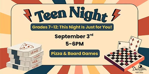 Teen Night at the Denison Public Library