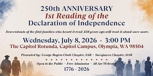 250th Anniversary: First Reading of the Declaration of Independence