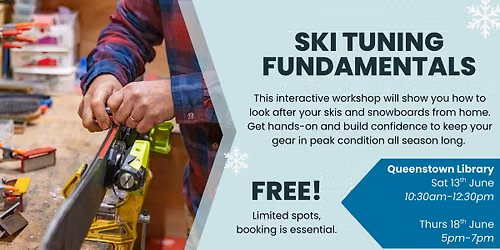 Ski Tuning Fundamentals @ Queenstown Library