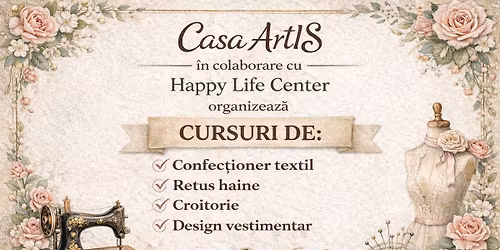 \u00censcrieri cursuri confectioner, retus haine, croitorie, design vestimentar