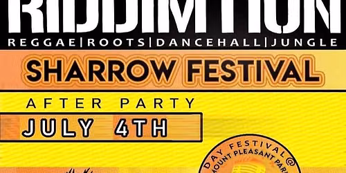 Riddimtion Sharrow festival after party