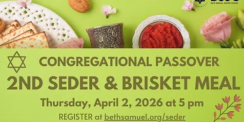 Beth Samuel Congregational Second Seder