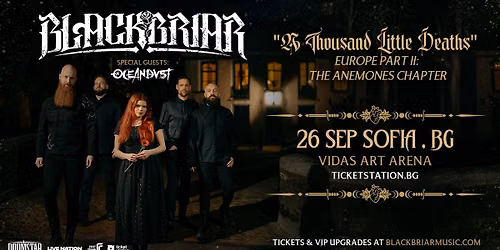 Blackbriar Live @ Vidas Art Arena, 26.09.2026