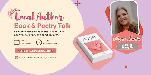 Local Author Talk - Aspen Dawn