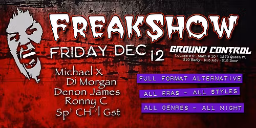 FreakShow Happy Ho Ho! & Michael X's B-Day