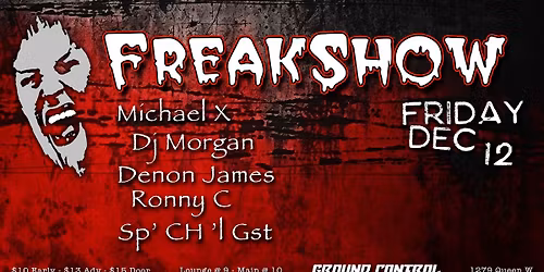 FreakShow Happy Ho Ho! & Michael X's B-Day