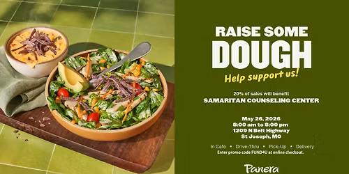 Panera Fundraiser Night to Benefit the Samaritan Counseling Center