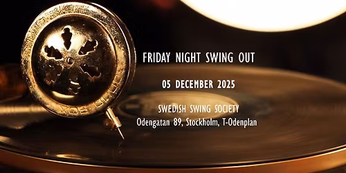 Friday Night Swing Out - 05 December 2025!