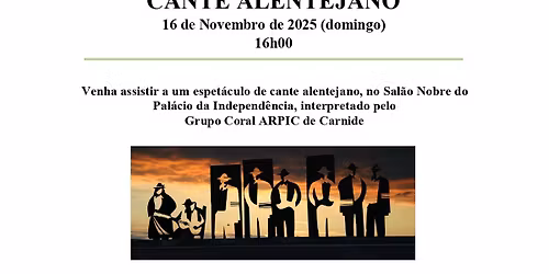 Cante Alentejano na Sociedade Hist\u00f3rica