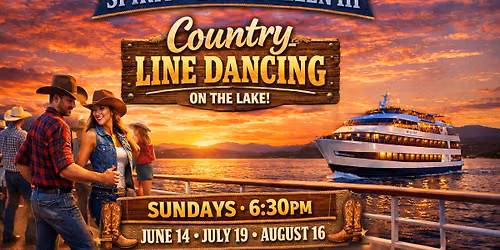 Country Line Dancing - Dance Nights aboard the Spirit of Ethan Allen