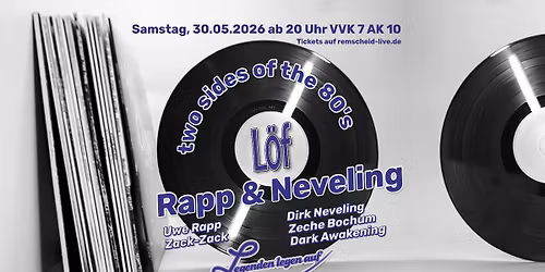 two sides of the 80's | Neveling & Rapp