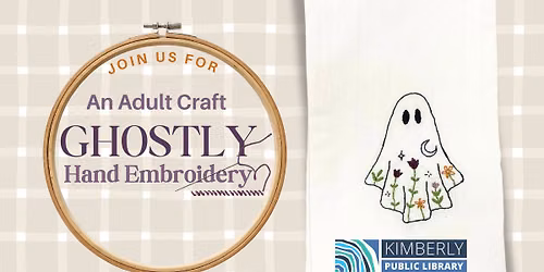 Ghostly Hand Embroidery (for adults)