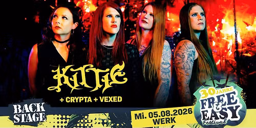 KITTIE + CRYPTA + VEXED | FREE & EASY FESTIVAL 2026