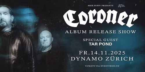 Coroner - Album Release Show