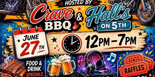 Bikes and BBQ at Hall\u2019s on 5th in Apopka!