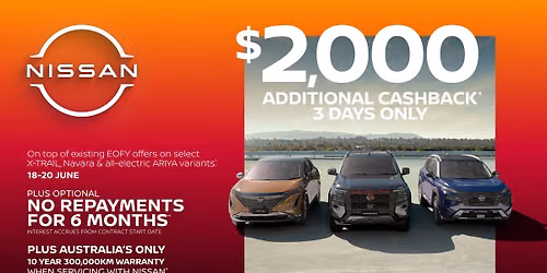 Wangaratta Nissan 3 DAY SALE