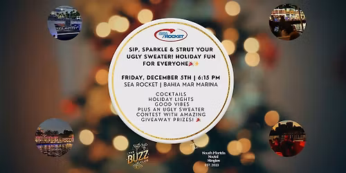 Sip, Sparkle, & Strut Your Ugly Sweater on a BOAT! Holiday Fun for EVERYONE