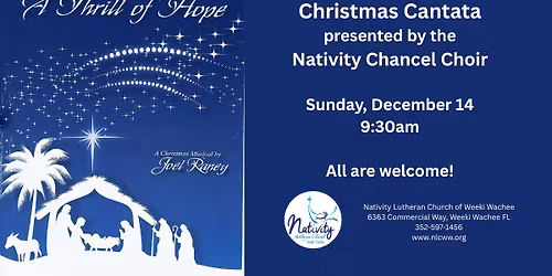 Christmas Cantata - A Thrill of Hope
