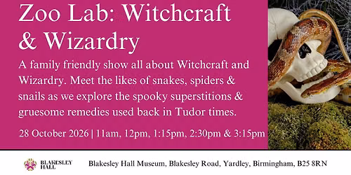 Witchcraft & Wizardry in Tudor Times