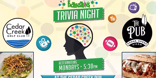 Trivia at The Pub at Cedar Creek