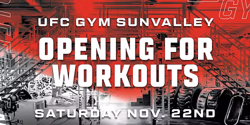 UFC GYM SUNVALLEY Opening for Workouts