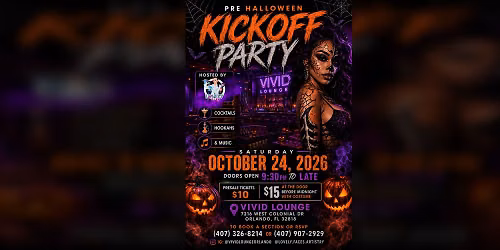 Lovely Faces X Vivid Lounge Halloween kickoff