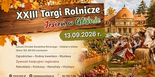 XXIII Targi rolnicze - Jesie\u0144 w Gli\u015bnie