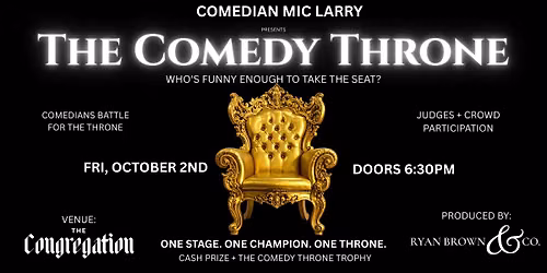 THE COMEDY THRONE @ The Congregation